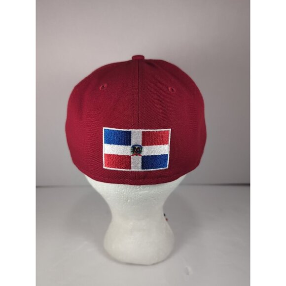 Dominican Republic Hat Cap 2023 World Baseball Classic 59Fifty 6 7/8 Red New Era - Picture 4 of 7